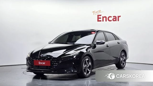 Hyundai Avante (CN7) 2022 Черный из Кореи