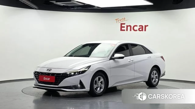 Hyundai Avante (CN7) 2021 Белый из Кореи