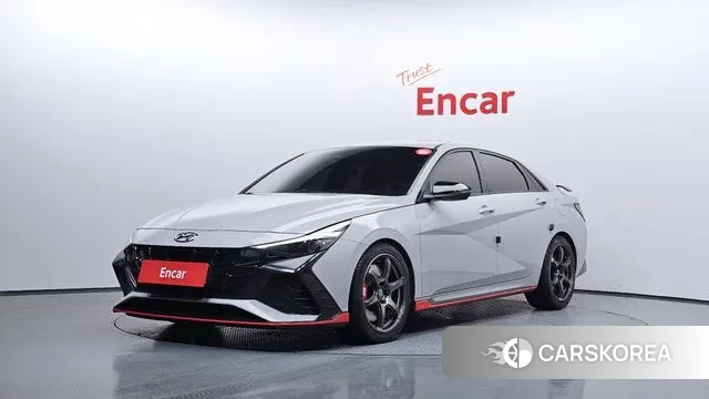 Hyundai Avante (CN7) 2022 Серебряный из Кореи