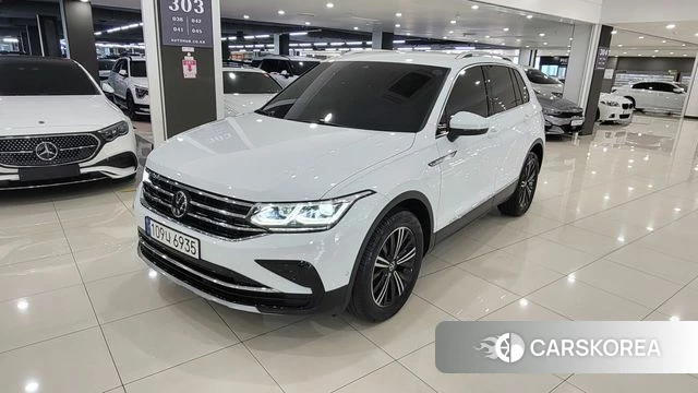 Volkswagen Tiguan second Generation 2023 Белый из Кореи