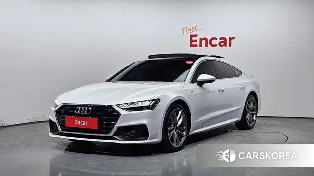 Audi A7 (4K) 2020 Белый из Кореи