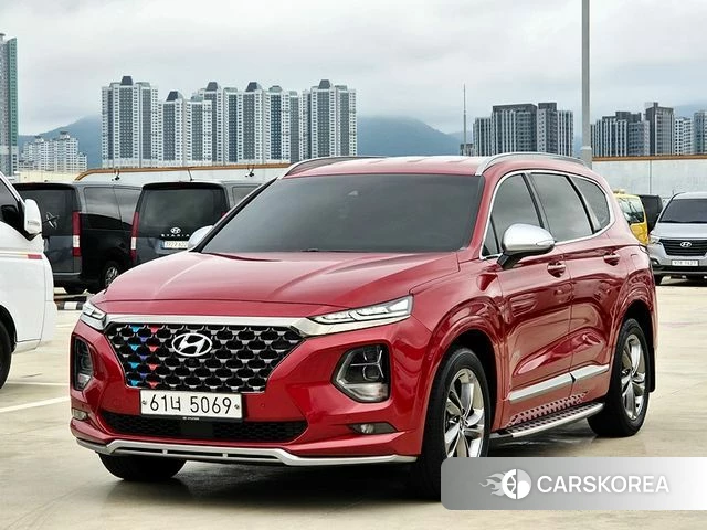 Hyundai Santa Fe TM 2019 Красный из Кореи