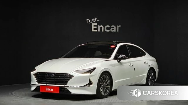 Hyundai Sonata (DN8) 2019 Белый из Кореи