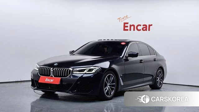 BMW 5 Series (G30) 2021 Черный из Кореи