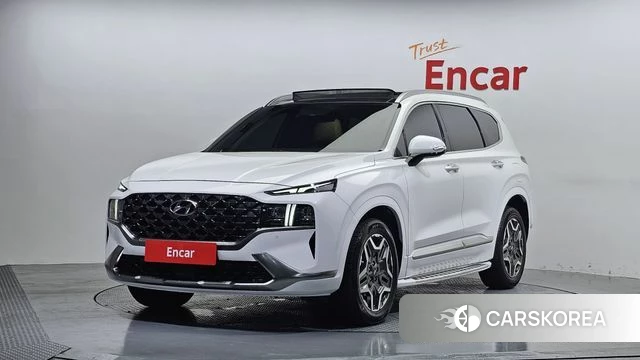 Hyundai The New Santa Fe 2021 Белый из Кореи