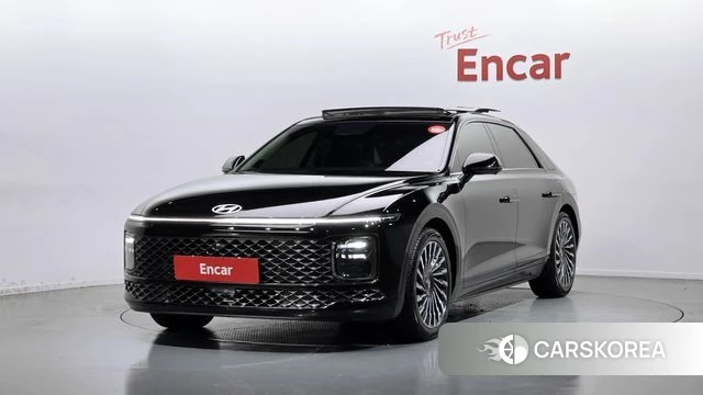 Hyundai Grandeur Hybrid (GN7) 2023 Черный из Кореи
