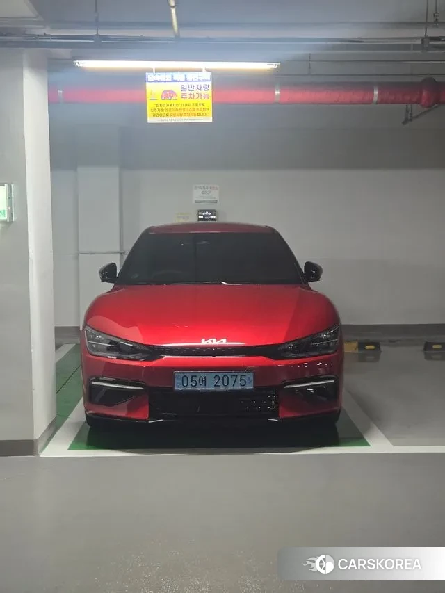Kia EV6 2022 Красный из Кореи