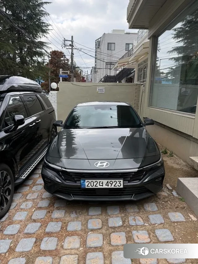 Hyundai The New Avante (CN7) 2023 Серый из Кореи