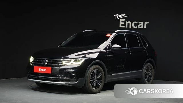 Volkswagen Tiguan second Generation 2021 Черный из Кореи