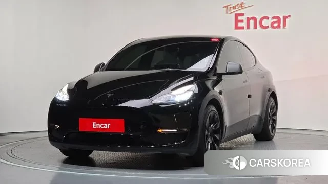Tesla Model Y 2021 Черный из Кореи