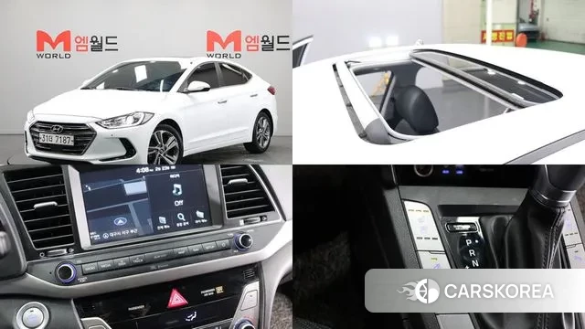 Hyundai Avante AD 2018 Белый из Кореи