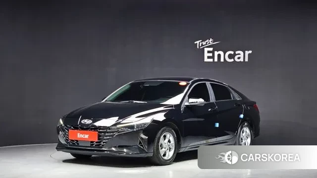 Hyundai Avante (CN7) 2021 Черный из Кореи