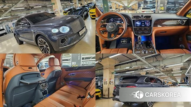 Bentley Bentayga 2022 Серый из Кореи