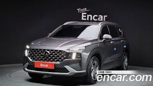 Hyundai The New Santa Fe 2023 Серый из Кореи