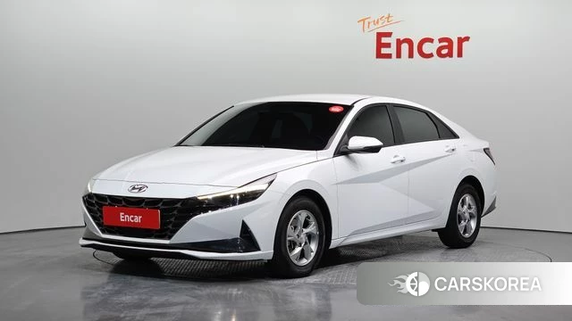 Hyundai Avante (CN7) 2022 Белый из Кореи