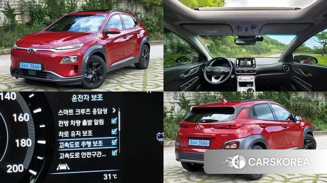 Hyundai Kona Electric 2019 Красный из Кореи