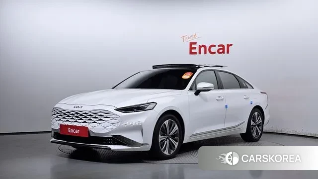 Kia K8 Hybrid 2023 Белый из Кореи