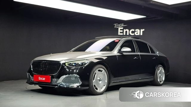 Mercedes-Benz S-Class W223 2021 Серебряный двухцветный из Кореи