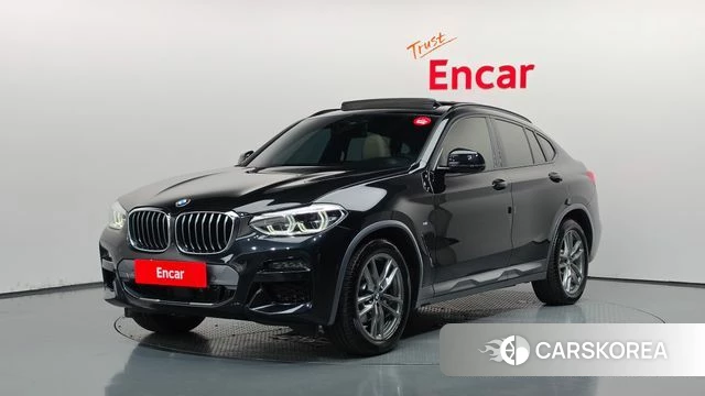 BMW X4 (G02) 2020 Черный из Кореи