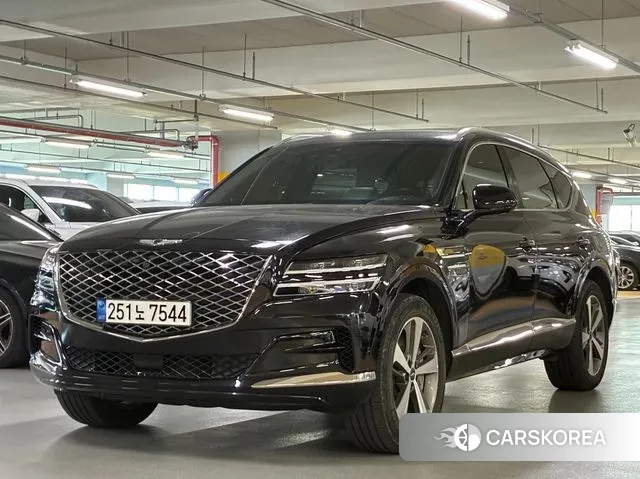 Genesis GV80 2021 Черный из Кореи