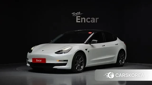 Tesla Model 3 2021 Белый из Кореи