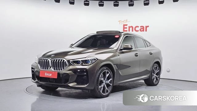 BMW X6 (G06) 2022 Песочный из Кореи