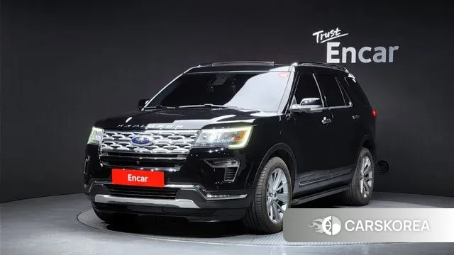 Ford Explorer 2018 Черный из Кореи