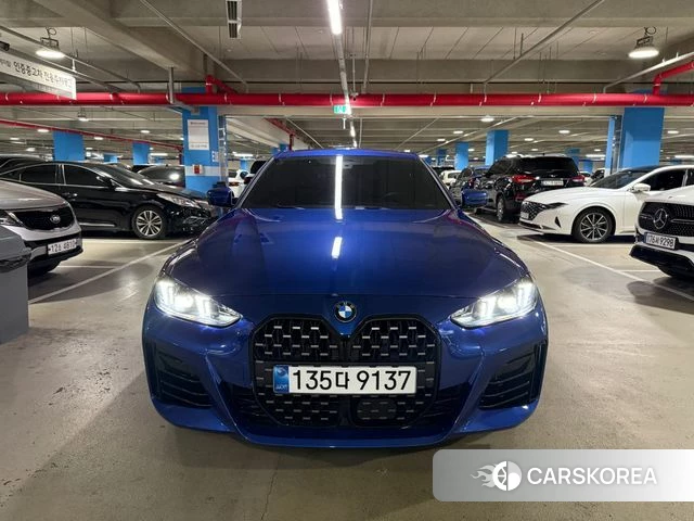BMW 4 Series (G22) 2025 Синий из Кореи