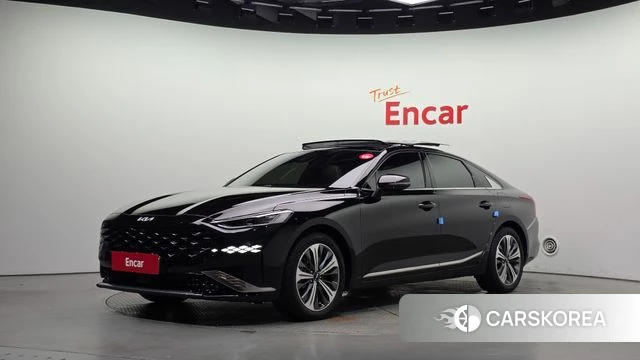 Kia K8 Hybrid 2023 Черный из Кореи