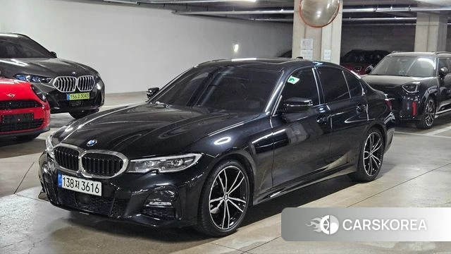 BMW 3 Series (G20) 2022 Черный из Кореи