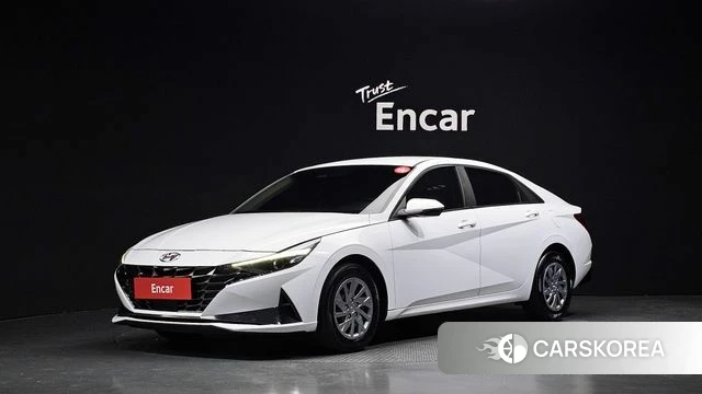 Hyundai Avante (CN7) 2020 Белый из Кореи