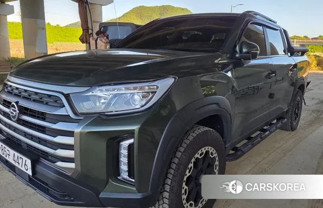 Ssangyong The New Rexton Sport 2021 Темно-зеленый из Кореи