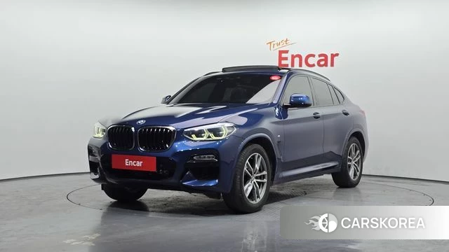 BMW X4 (G02) 2019 Синий из Кореи