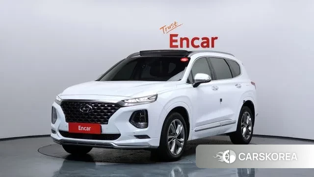 Hyundai Santa Fe TM 2019 Белый из Кореи