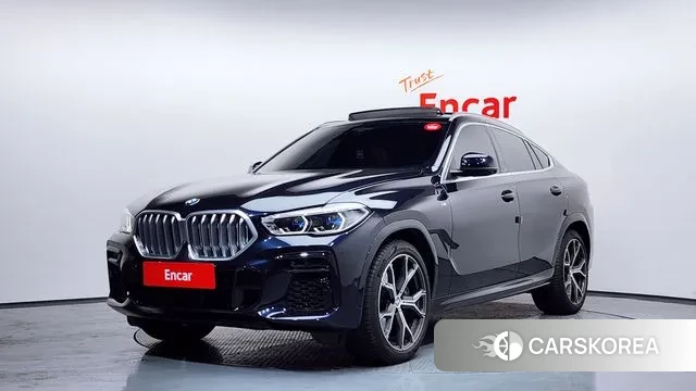 BMW X6 (G06) 2022 Черный из Кореи