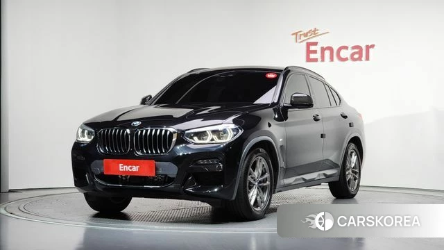 BMW X4 (G02) 2021 Черный из Кореи