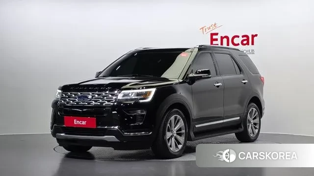 Ford Explorer 2018 Черный из Кореи