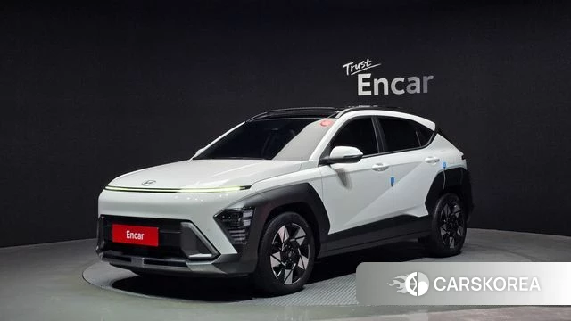Hyundai Kona Hybrid (SX2) 2023 Белый из Кореи