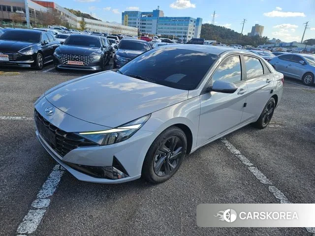 Hyundai The New Avante (CN7) 2022 Серебристо-серый из Кореи