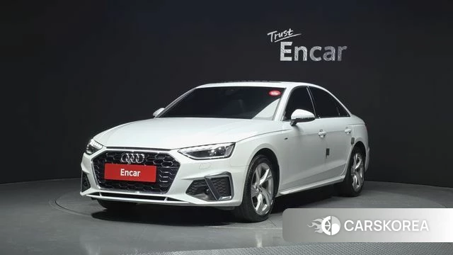 Audi A4 (B9) 2021 Белый из Кореи