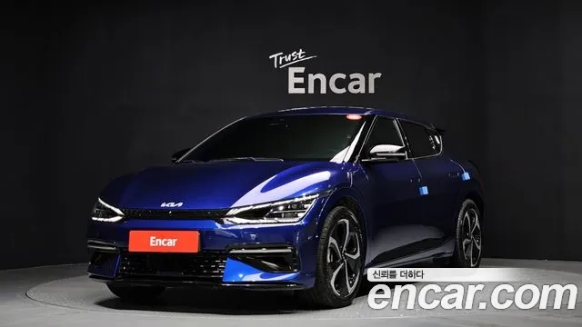 Kia EV6 2022 Синий из Кореи