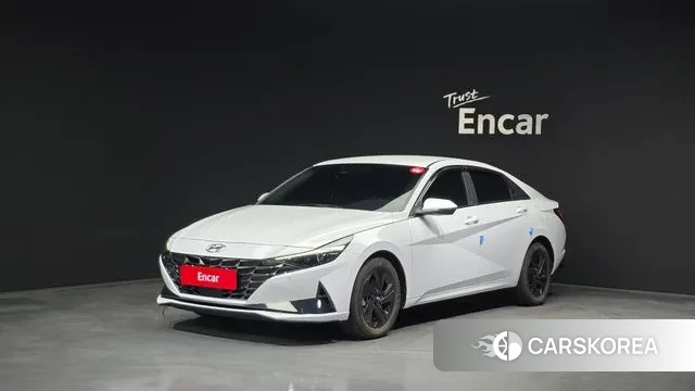 Hyundai Avante (CN7) 2022 Белый из Кореи