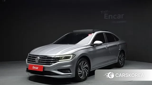 Volkswagen 7th Generation of Jetta 2021 Серебристо-серый из Кореи