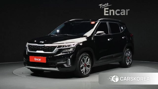 Kia Seltos 2020 Черный из Кореи
