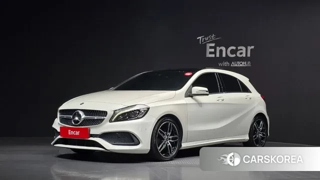 Mercedes-Benz A-Class W176 2018 Белый из Кореи