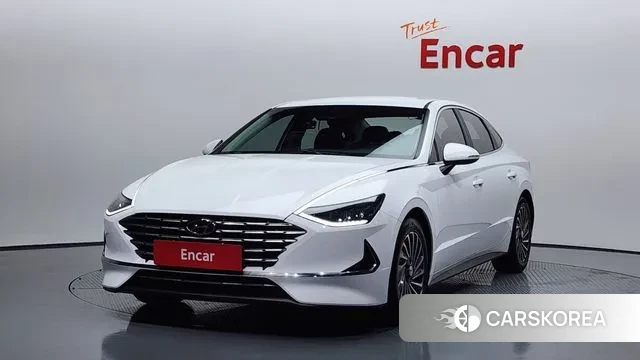 Hyundai Sonata Hybrid (DN8) 2023 Белый из Кореи