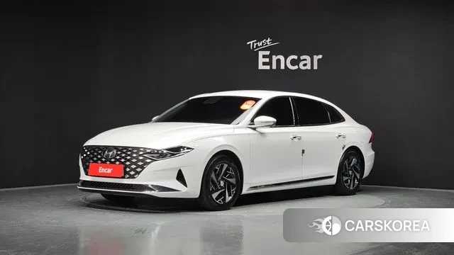 Hyundai The New Grandeur IG Hybrid 2021 Белый из Кореи