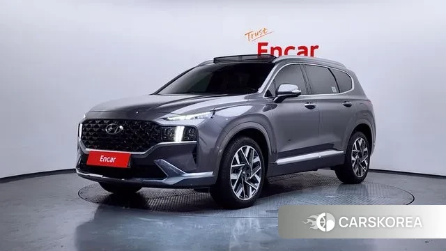 Hyundai The New Santa Fe 2021 Серый из Кореи
