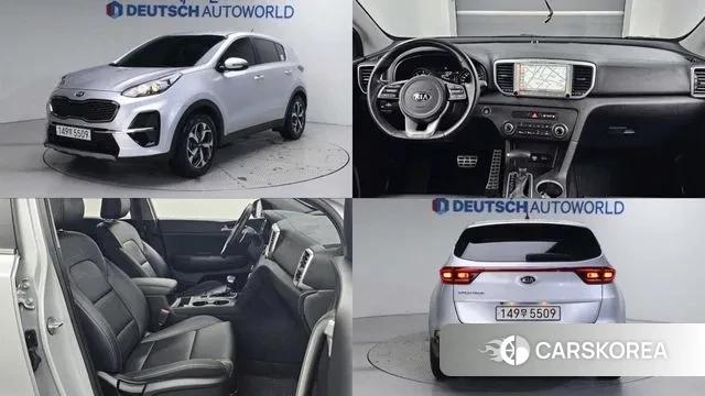 Kia Sportage The Bold 2021 Серебристо-серый из Кореи