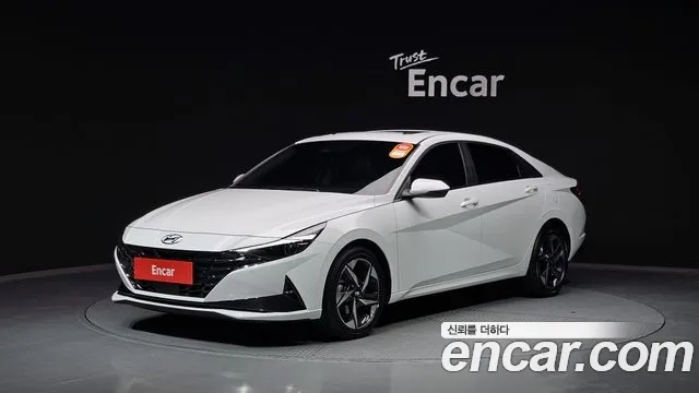 Hyundai Avante (CN7) 2020 Белый из Кореи